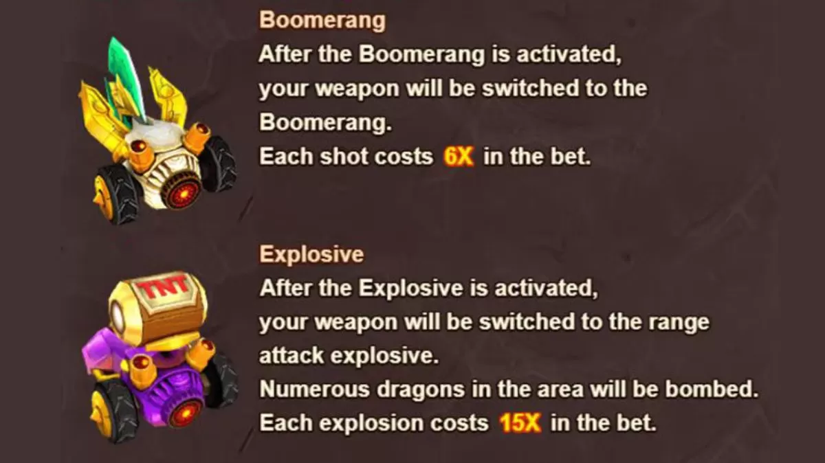 Dragon Master Fishing - Special Weapons - megapanalo1