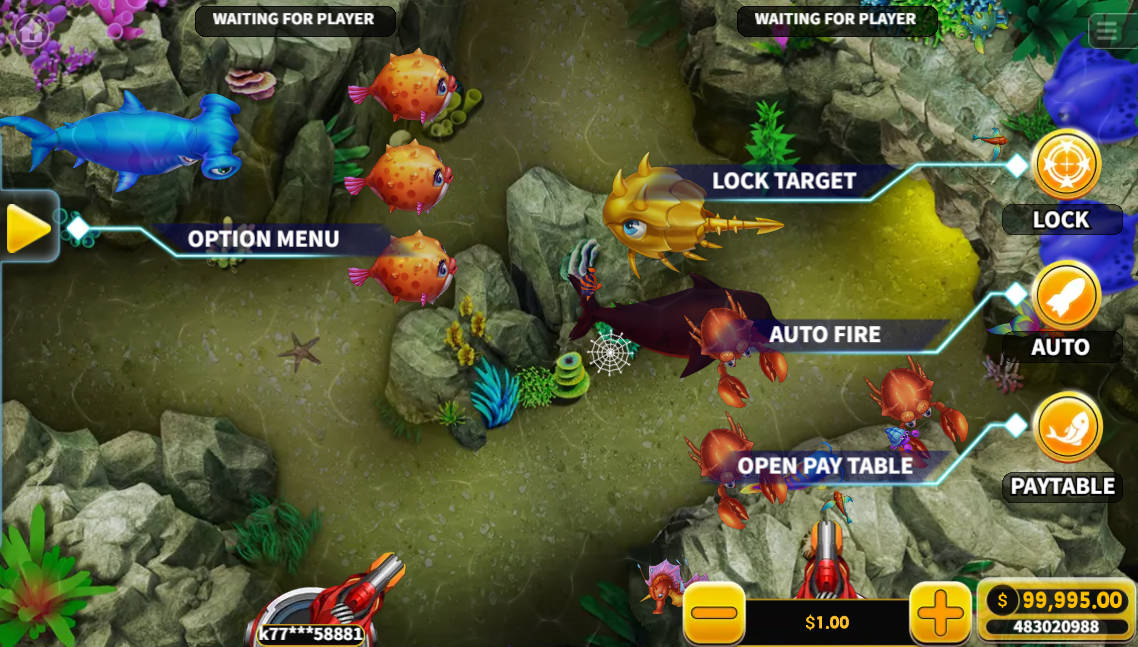 Golden Dragon Fishing - Interface - megapanalo1