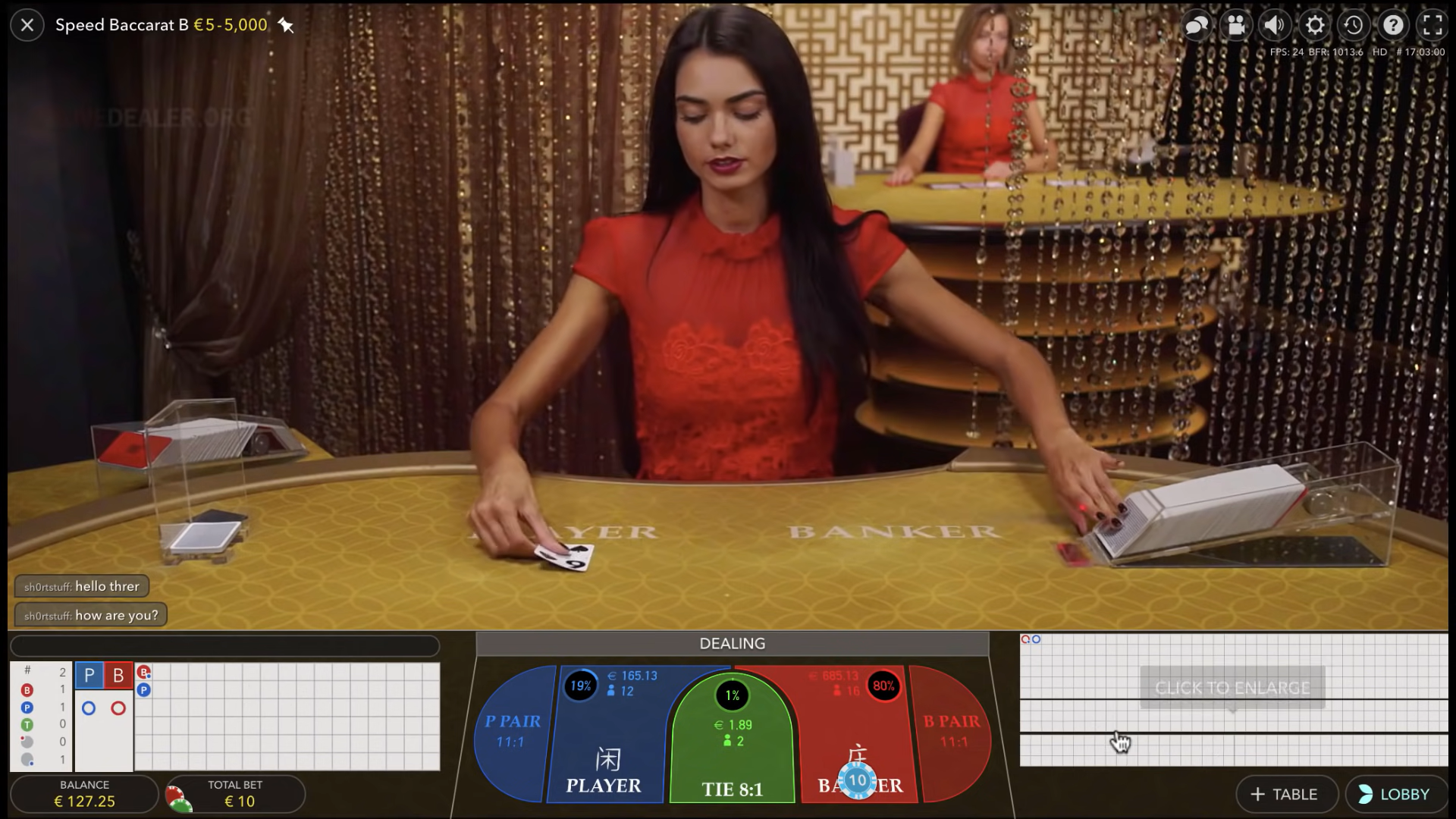 Speed Baccarat - Gameplay 2 - megapanalo1
