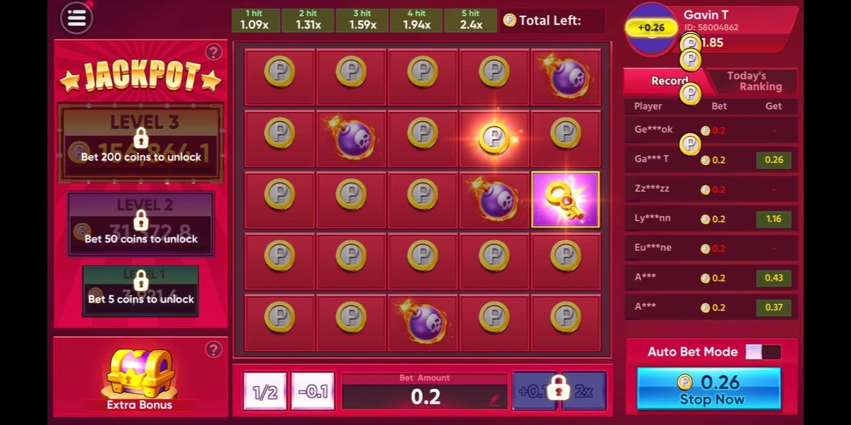 Mines Game - Gameplay 3 - megapanalo1