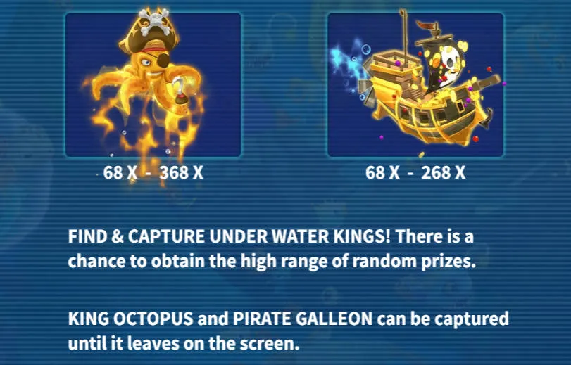 King Octopus Fishing - Paytable 1 - megapanalo1