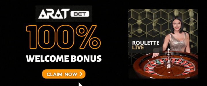 Aratbet 100% Deposit Bonus - roulette