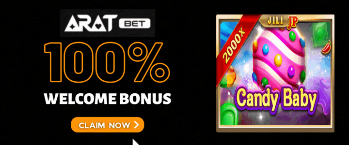 Aratbet 100% Deposit Bonus - Candy-Baby