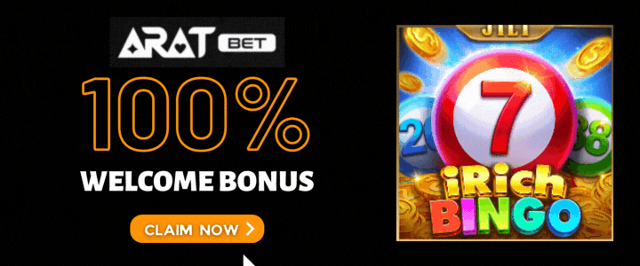 Aratbet 100% Deposit Bonus - iRich Bingo Slot