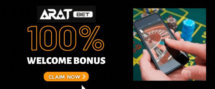 Aratbet 100% Deposit Bonus - Mobile Casino