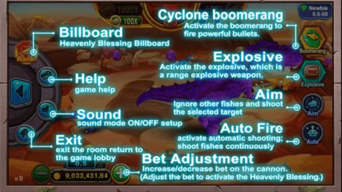 Dragon Master Fishing - Interface - megapanalo1